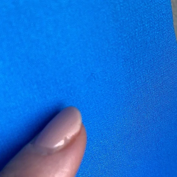 Vintage Donna Morgan Ombré 100% Silk MIDI Dress, Blue, Size 4. - Picture 7 of 8